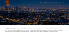 Desktop Screenshot of lk-law.com